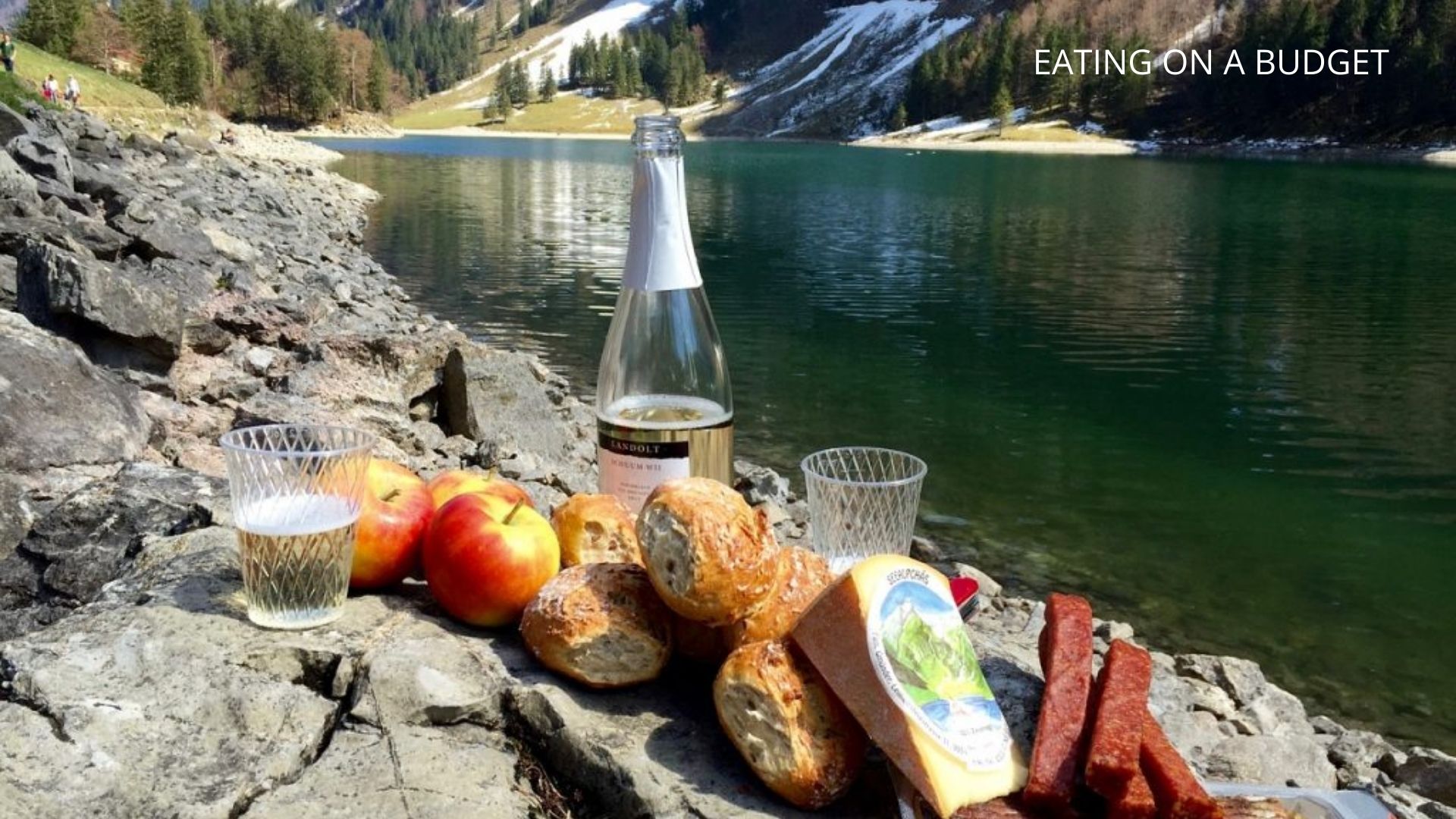 Swiss picnic on the lake